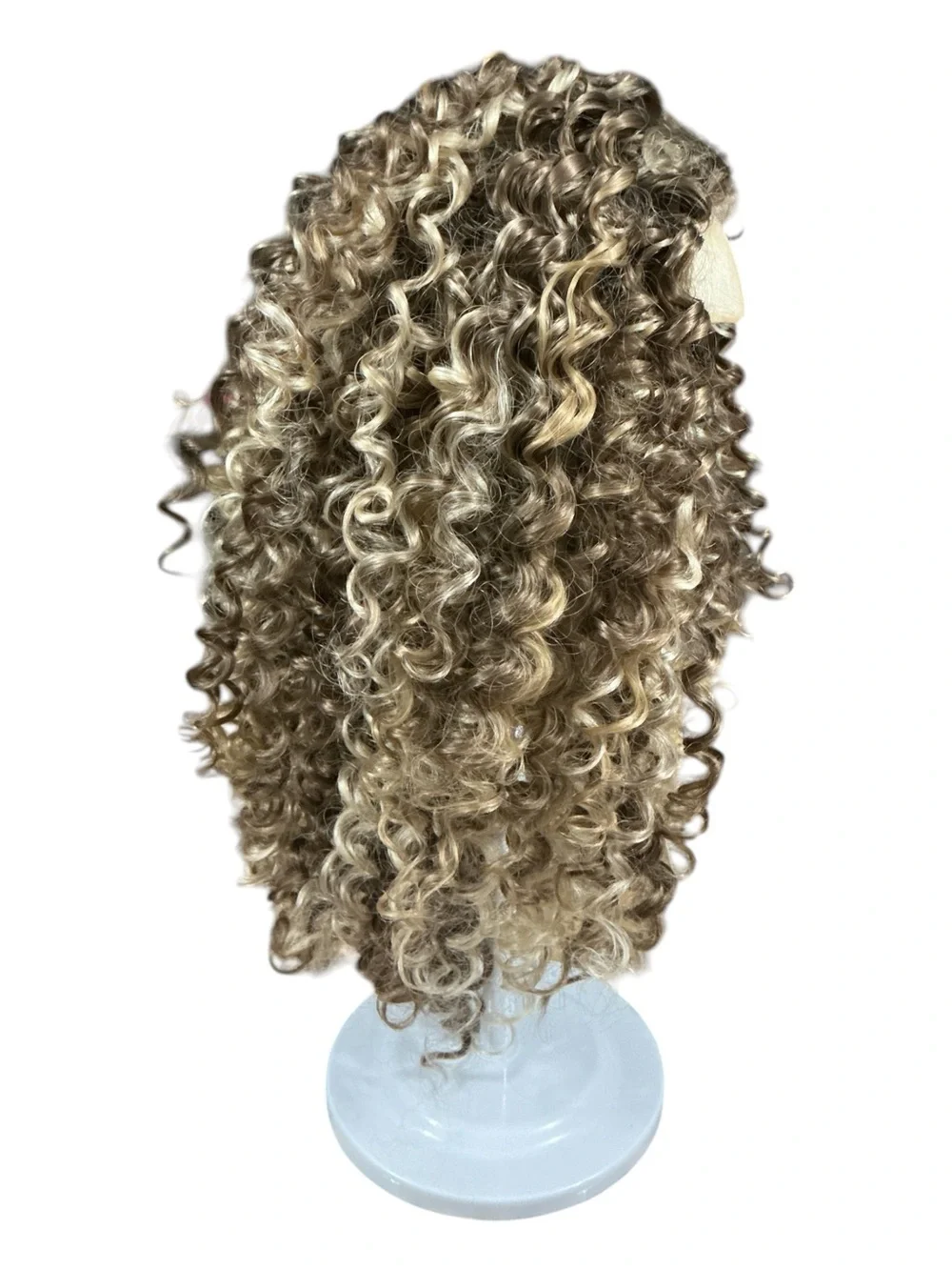 Chelsey Smith Crowns Curly Synthetic Lace Front Wig - Blonde Brown Blend